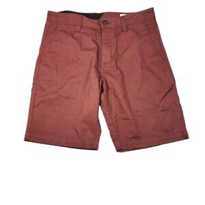 Volcom Chino Shorts Mens 34 True To This Slash Pockets Gray